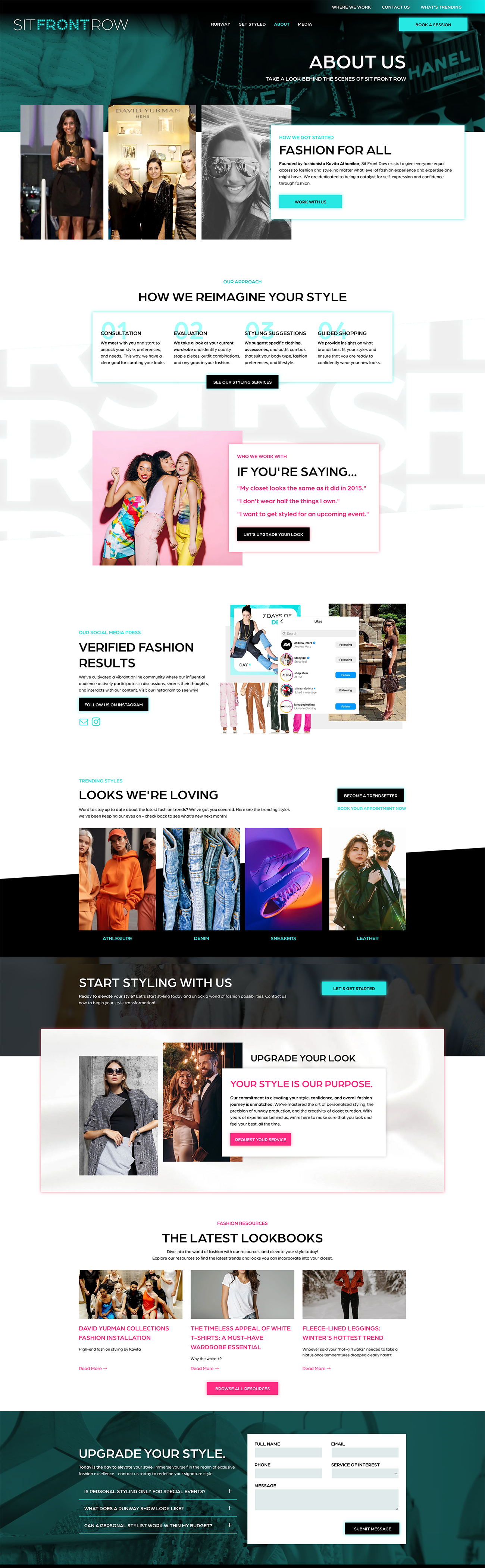 Blurred website homepage with teal header, stacked promotional banners, and colorful product thumbnails on a white background
