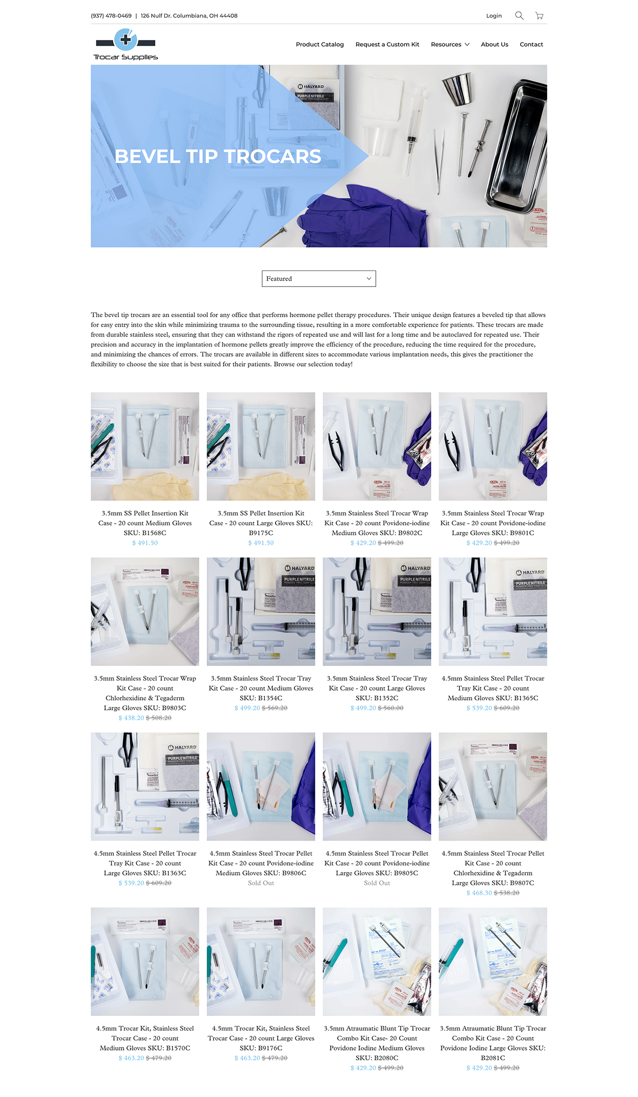 Webpage showing a blue-and-white watercolor illustration gallery with multiple thumbnail variations.