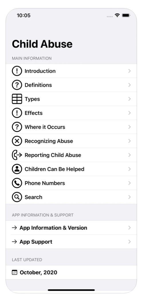 Child Abuse Screenshot