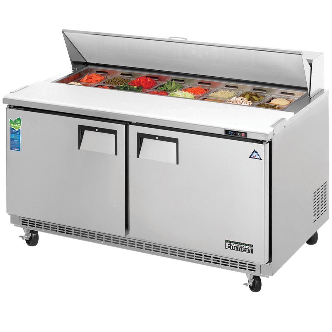 sandwich prep table; prep table; asheville, nc, blue ridge refrigeration; commercial refrigeration equipment