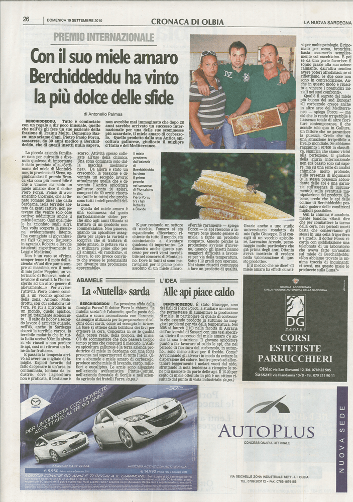 citazioni azienda produzione miele