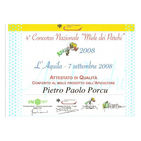 attestato di qualità