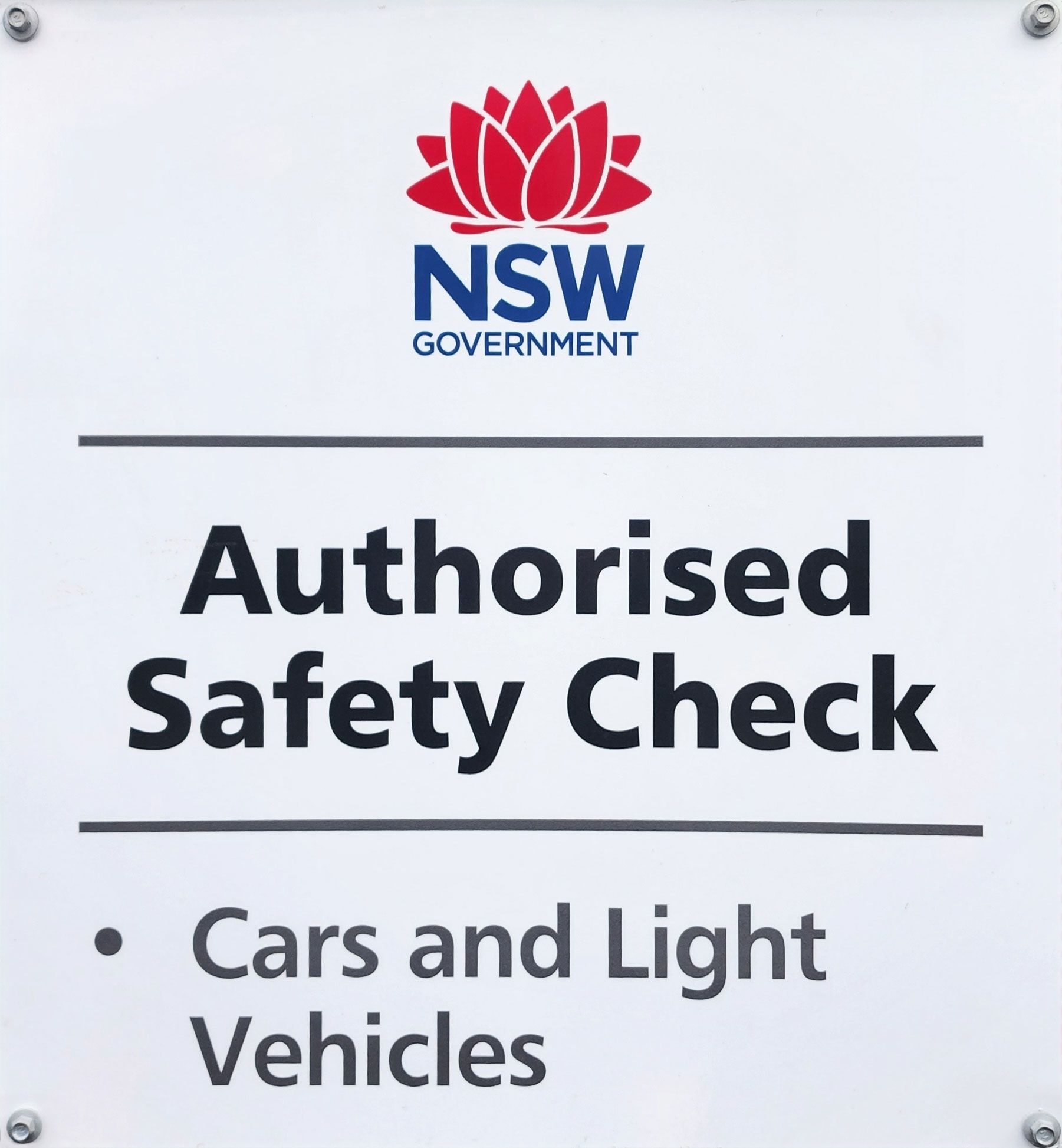 NSW Authorised Safety Check