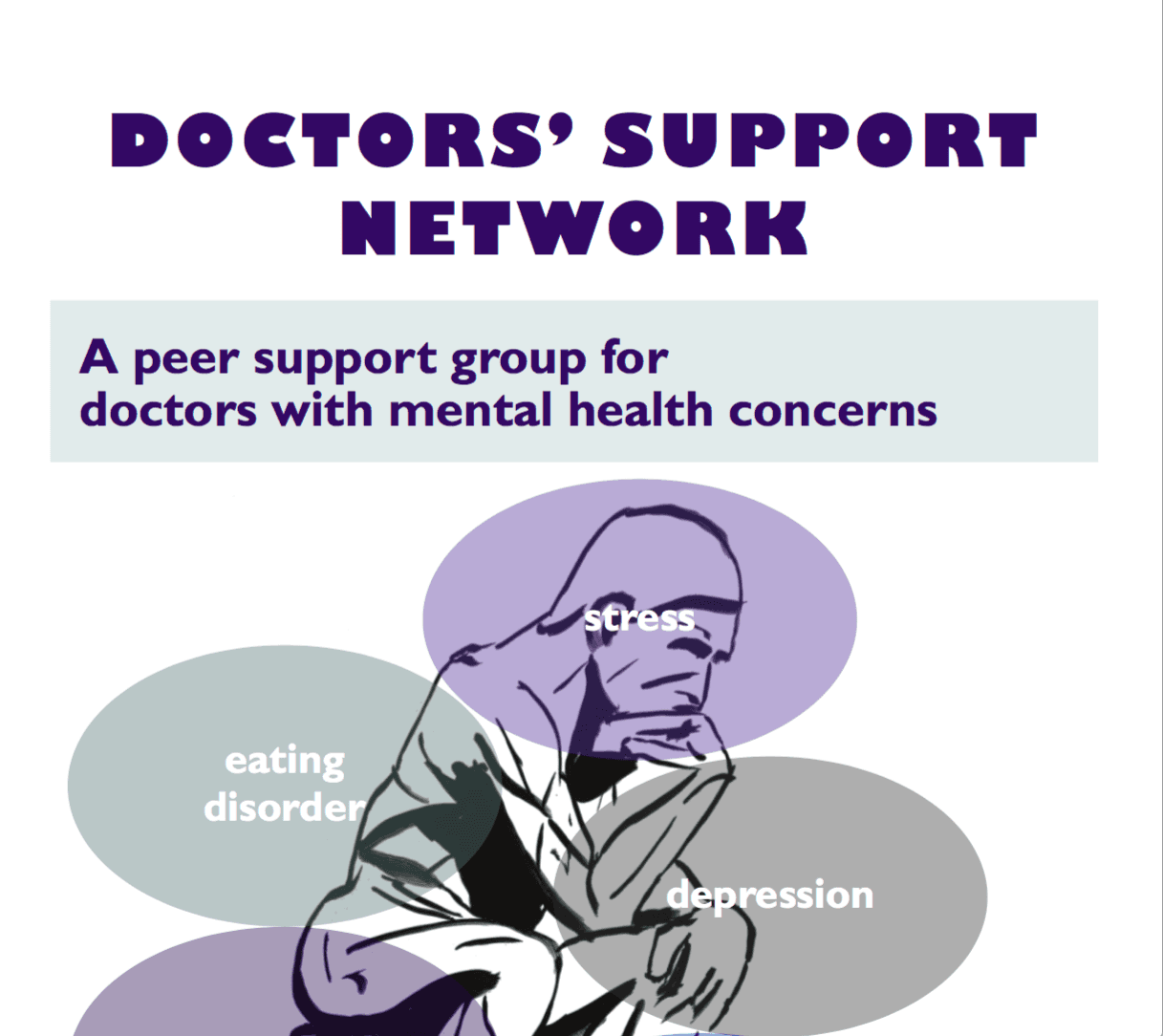 Doctors' Support Network 2016 DSN A4 poster mental health