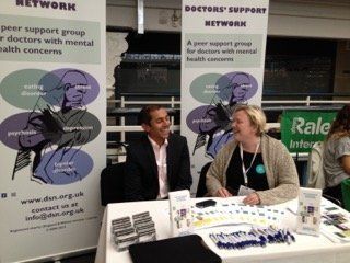 Doctors' Support Network 2016 BMJ Careers fair 2015 DSN stand mental health