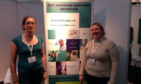 Doctors' Support Network 2016 DSN stand at BMJ Careers fair 2014 mental health
