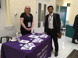 Doctors' Support Network 2018 GMC conference stand mental health