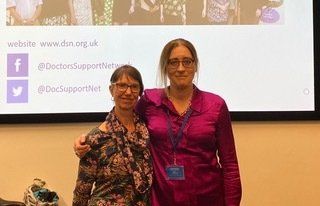 Doctors' Support Network 2020 Cathy & Louise at BMA mental health