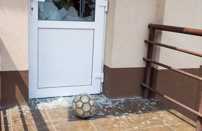 Damaged uPVC door Image