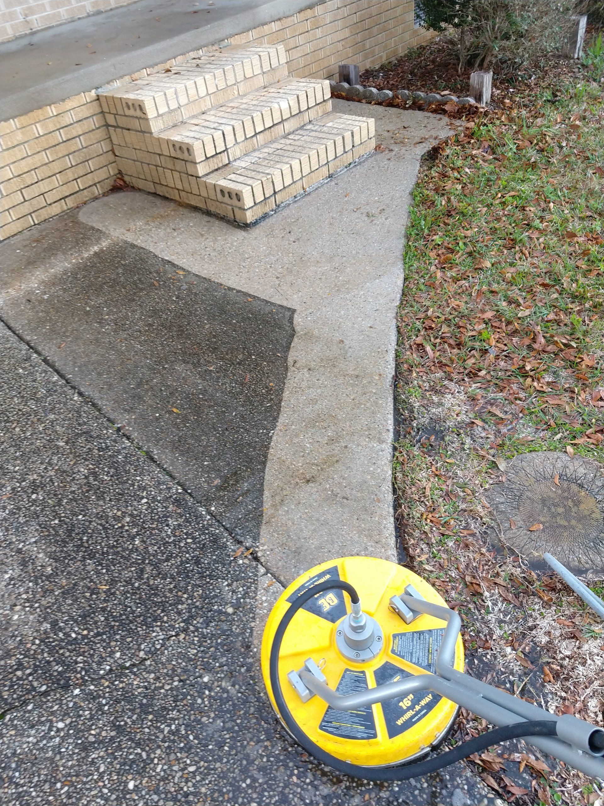 pressure washing