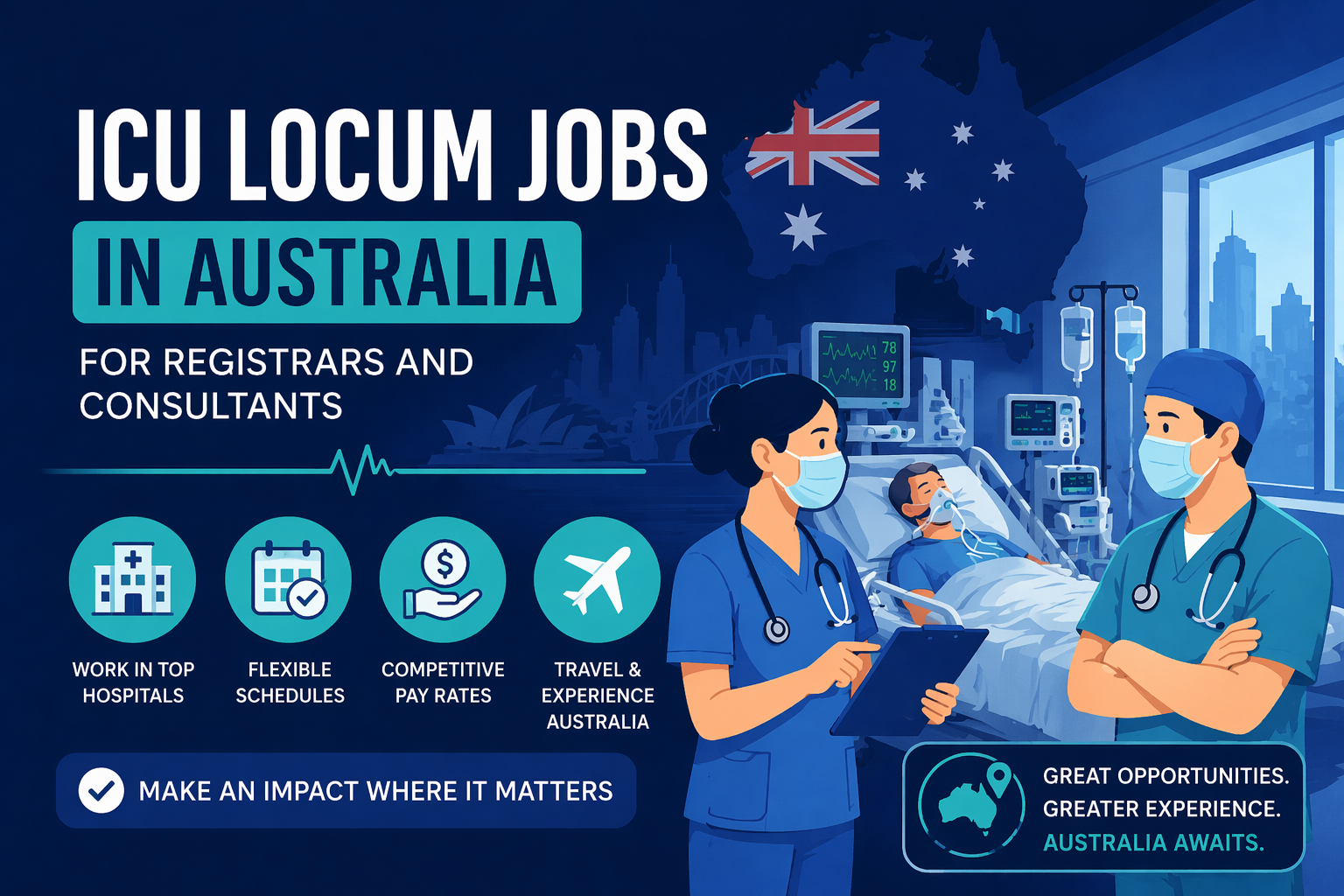 ICU Locum Jobs in Australia 