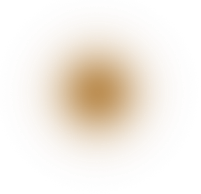 A brown circle is floating in the air on a white background.