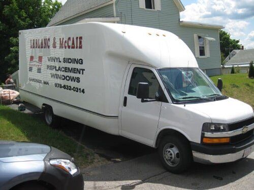 LeBlanc and McCafe Van 2 — Siding in Worcester Country, MA