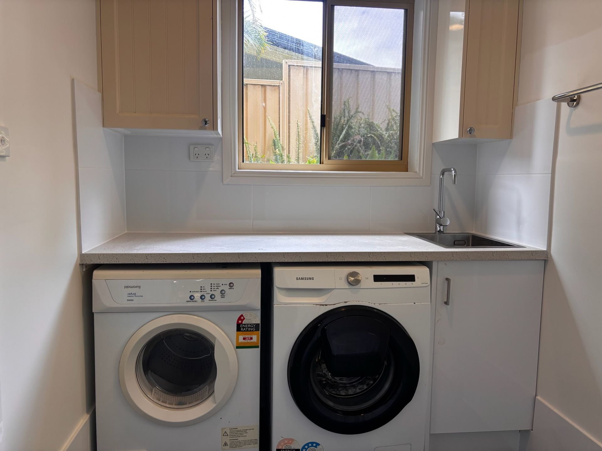 Laundry Room With Washing Machine, Dryer — Edmonds Bathroom Renovations & Tiling In Port Macquarie, NSW