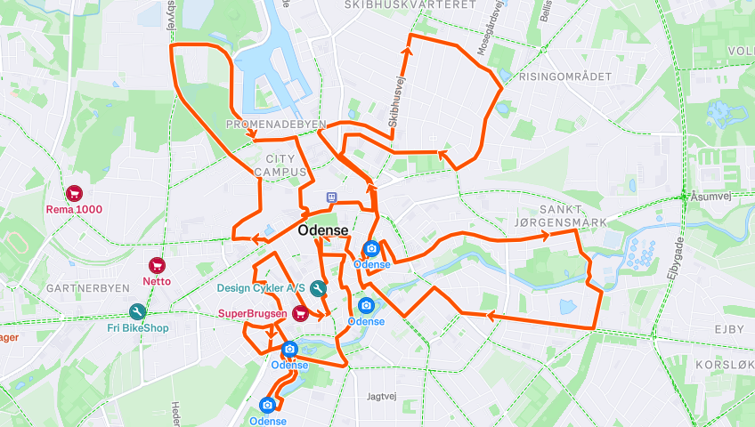 ODENSE HALF RUTE