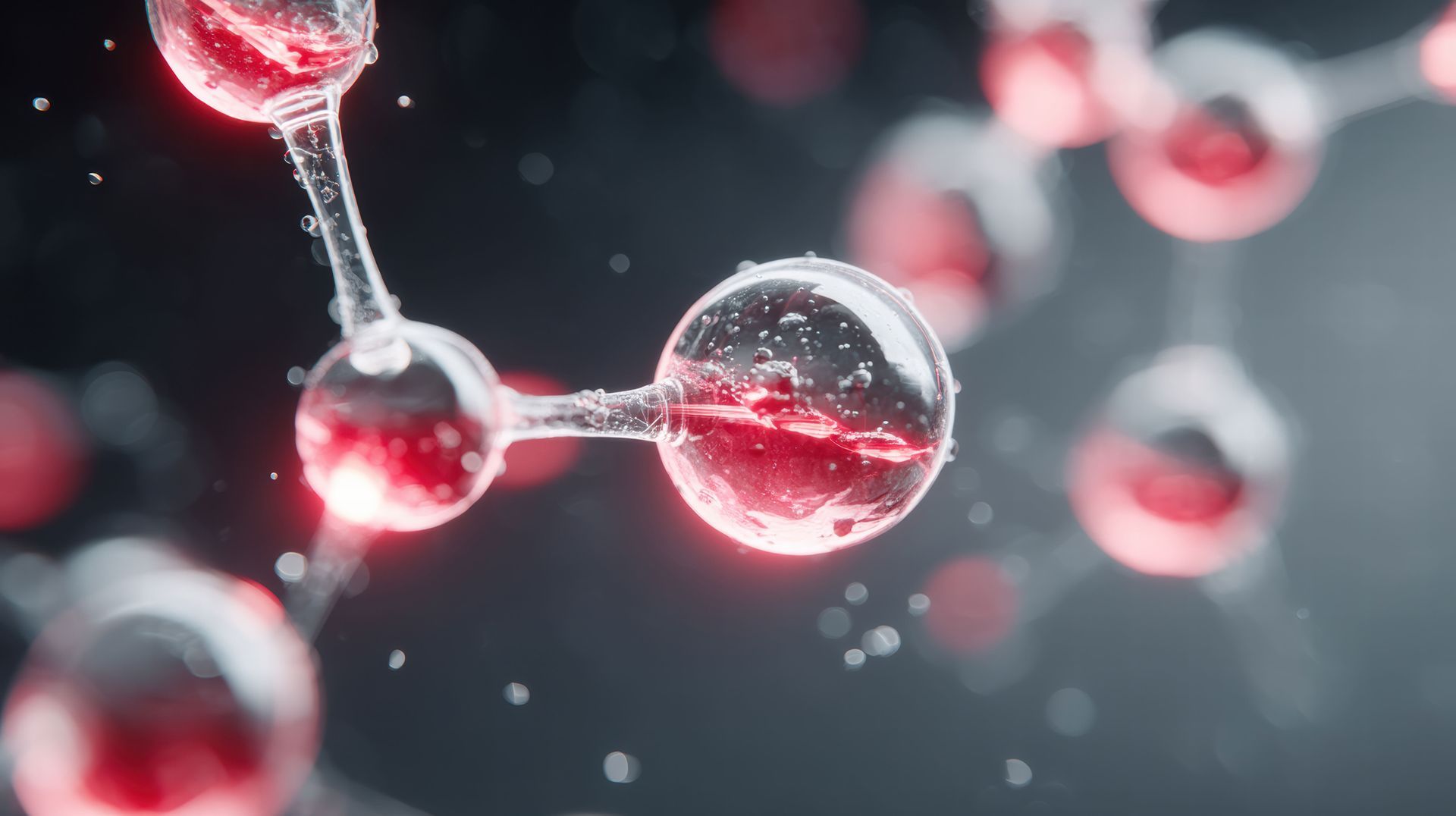 Modern peptide therapy concept for skin repair and anti-wrinkle effects.