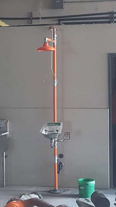 Shower Under Construction - Surprise, AZ - Azevedo Plumbing Company