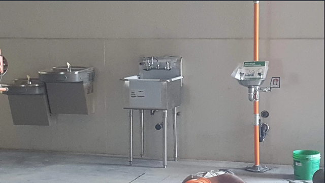 Stainless Steel Sink and a Water Fountain - Surprise, AZ - Azevedo Plumbing Company