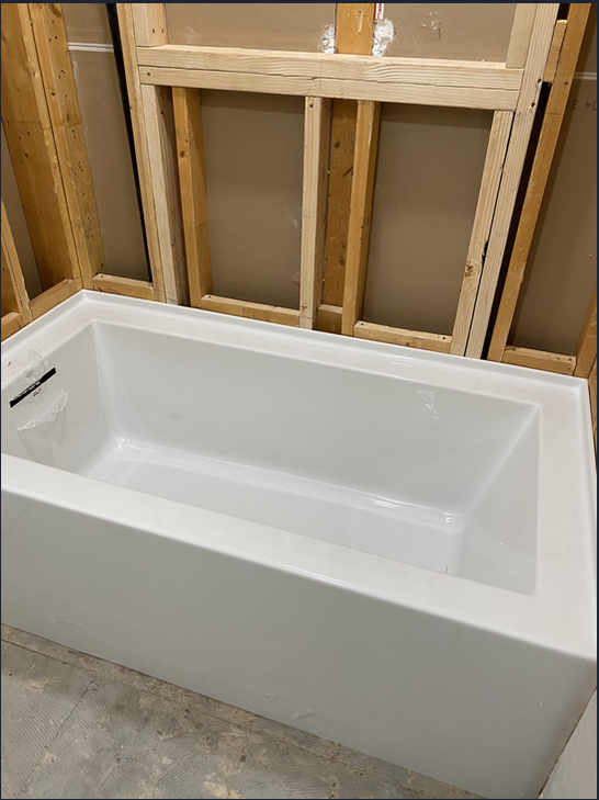 Bathroom Under Construction - Surprise, AZ - Azevedo Plumbing Company