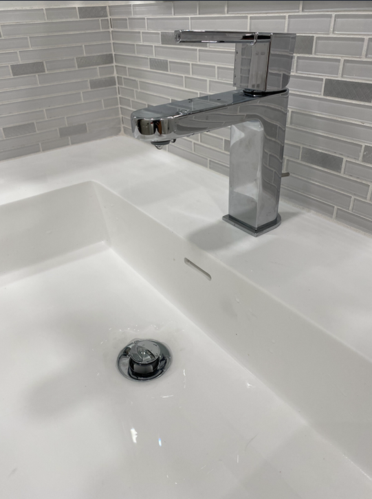 Bathroom Sink with Faucet and Drain - Surprise, AZ - Azevedo Plumbing Company