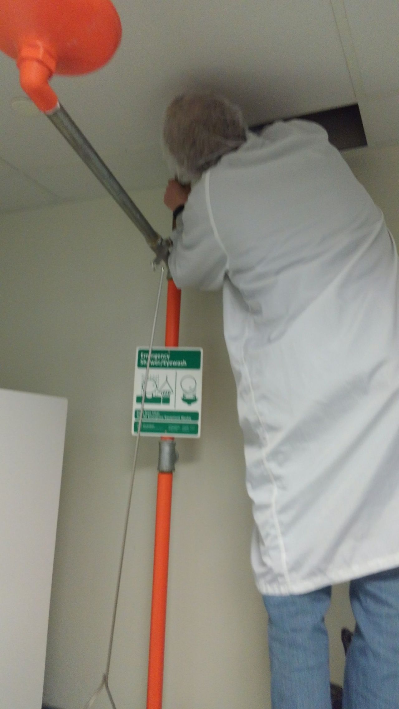 Orange Water Pipe — Marlborough MA  — Bob Dolan Plumbing, Heating & Remodeling