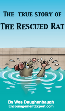 A book titled the true story of the rescued rat