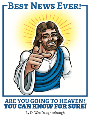 A cartoon of jesus pointing at the reader with the caption 
