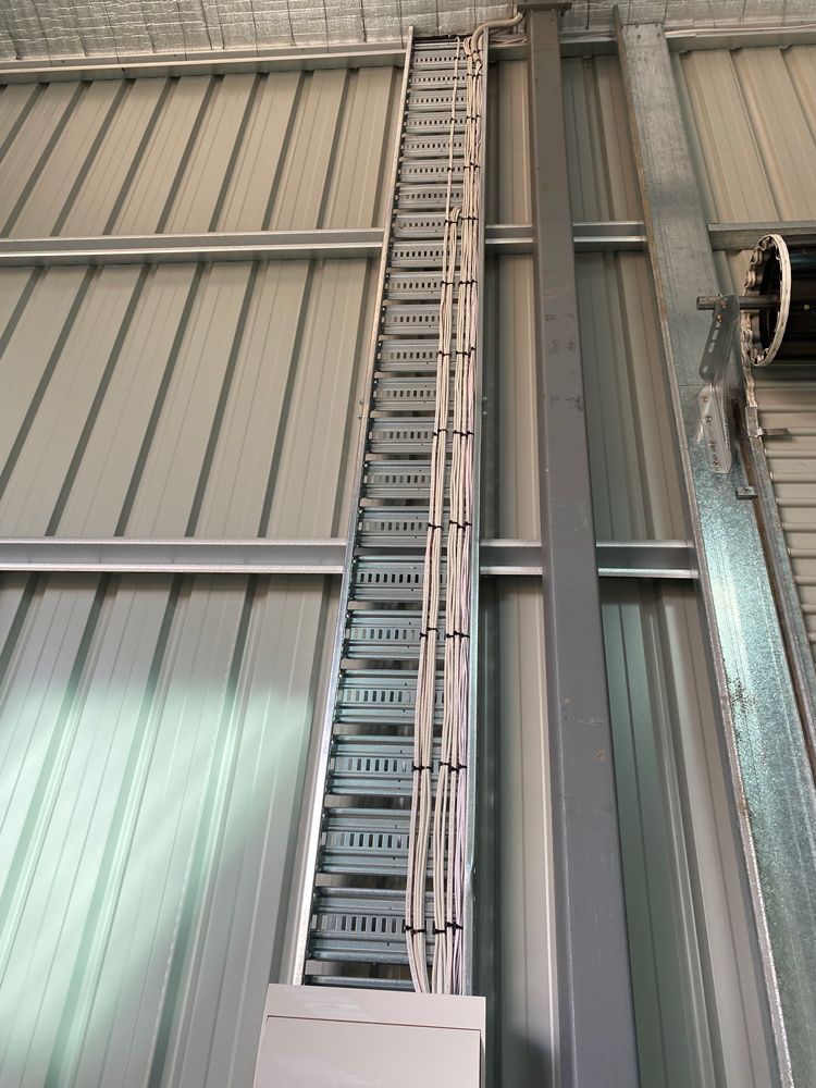 Industrial dust extraction machine installed in a Ballarat joinery factory by Hud Elec Ballarat