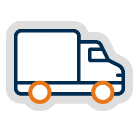 pallet distribution vehicle icon