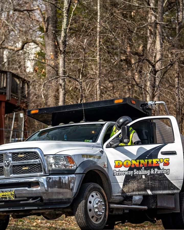 White work truck with 