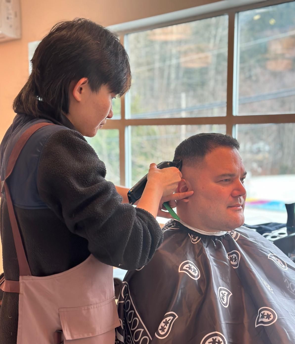 Men’s haircut at Sücos Hair Salon Whistler
