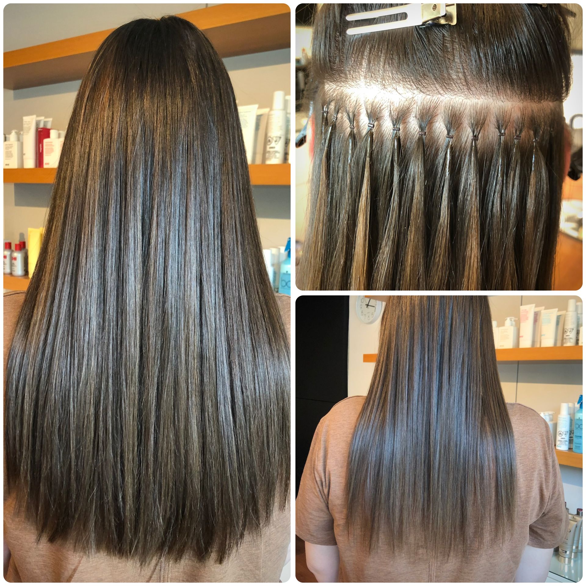 Whistler, BC. Suco's hair salon: hair extensions.