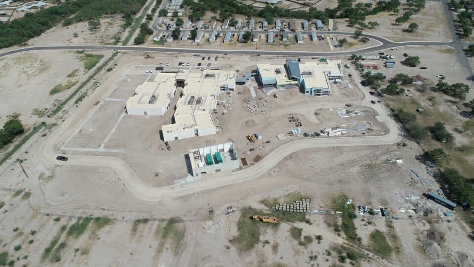 Top View Of Under Construction Subdivision - Eagle Pass, TX - A.E. Hiller & Sons Inc.