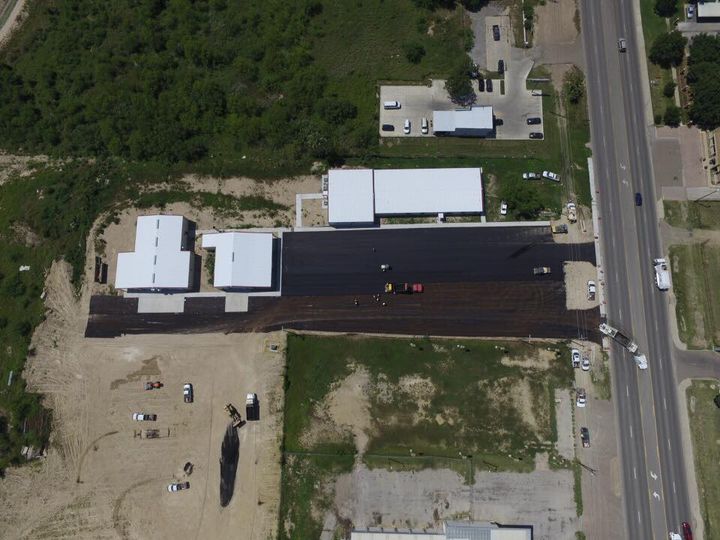 Top View Of Under Construction Site - Eagle Pass, TX - A.E. Hiller & Sons Inc.