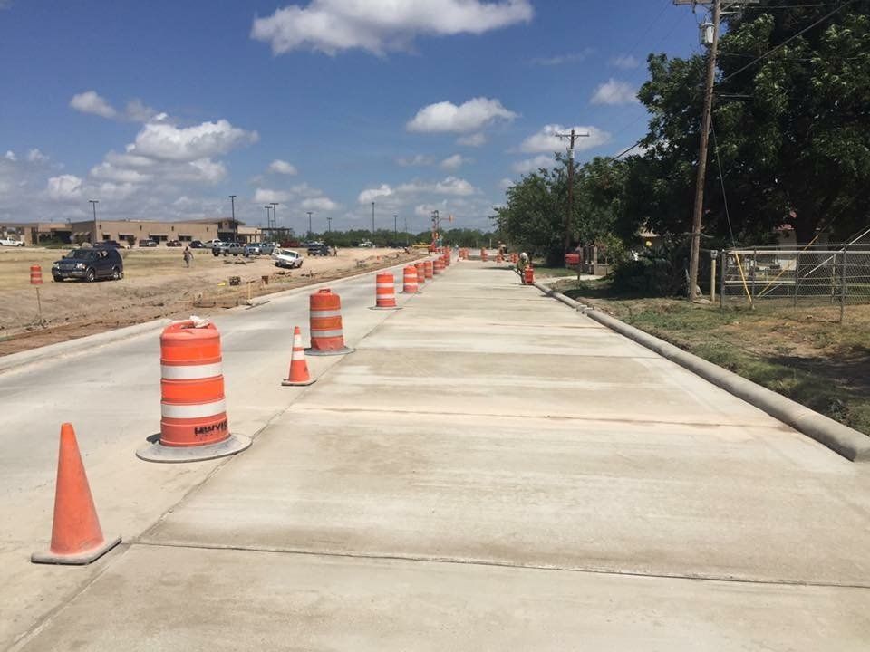 Newly Build Roadway - Eagle Pass, TX - A.E. Hiller & Sons Inc.