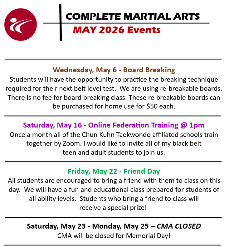 A list of martial arts events for august 2024.