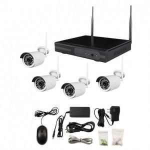 wireless security camera system with remote viewing