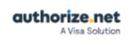 A logo for authorize.net a visa solution