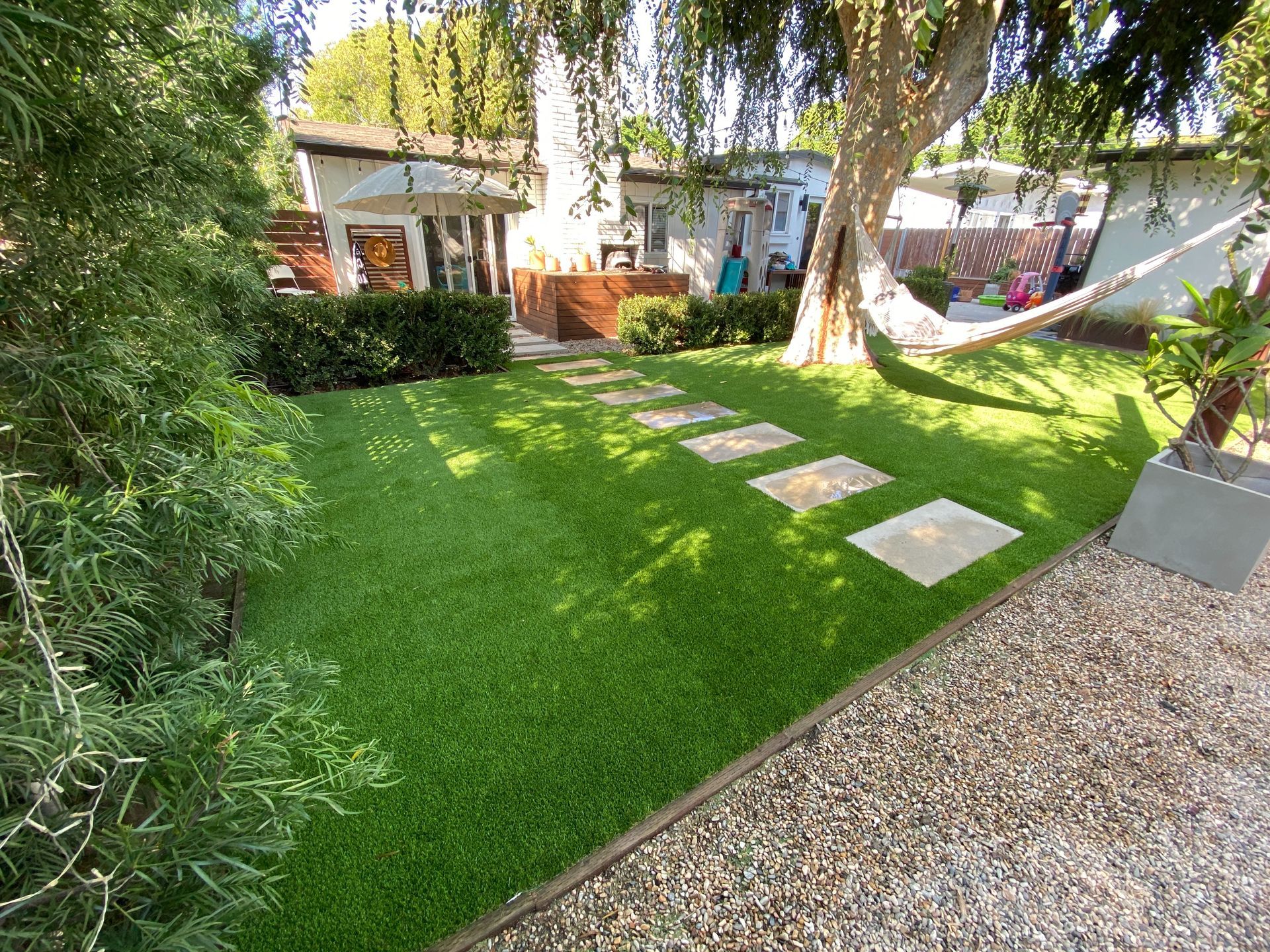 bicycle on artificial turf