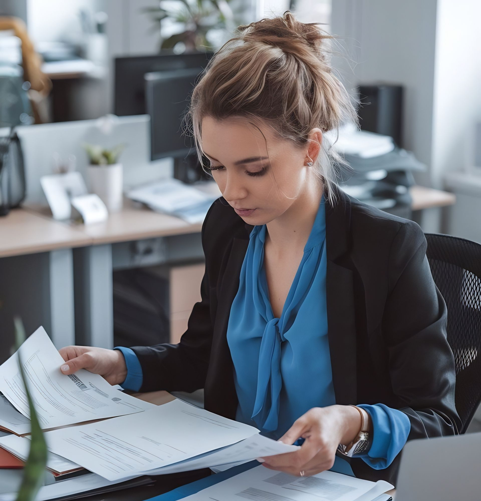 Ontario paralegal reviewing non-payment of rent documents for an N4 application