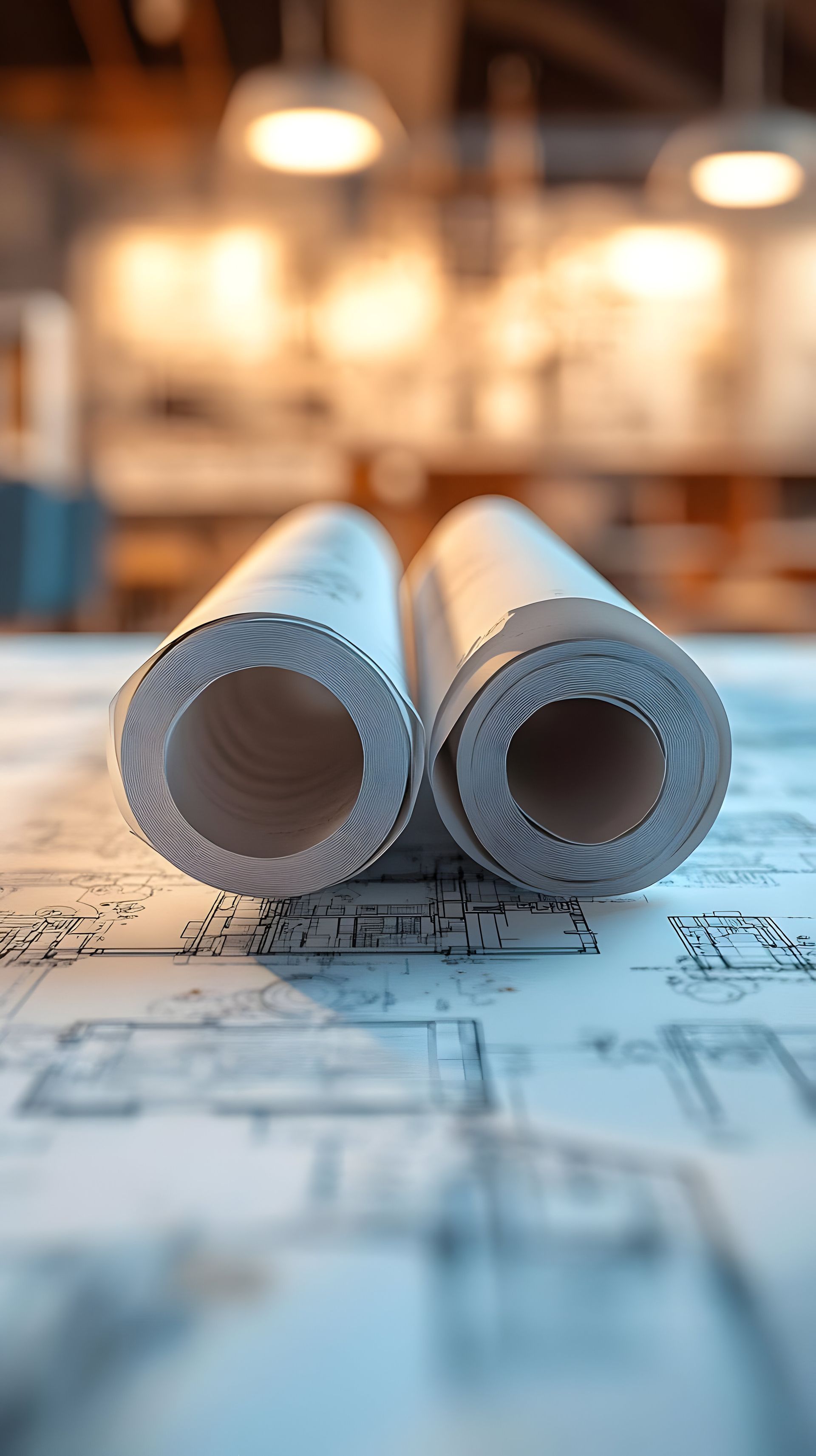 Architectural renovation blueprints representing substantial renovation requirements for N13 notice in Ontario