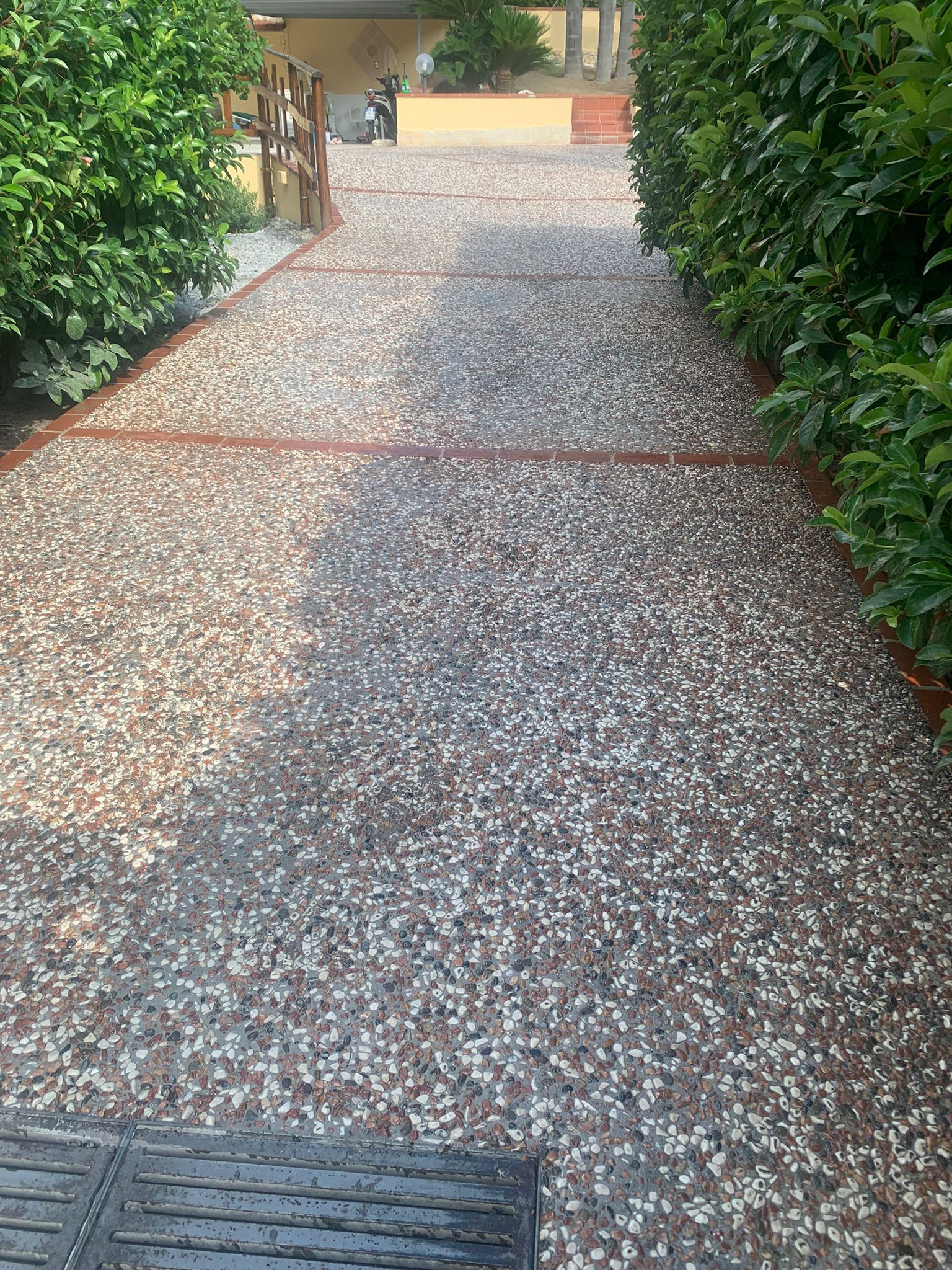 pavimentazione in cemento stampato