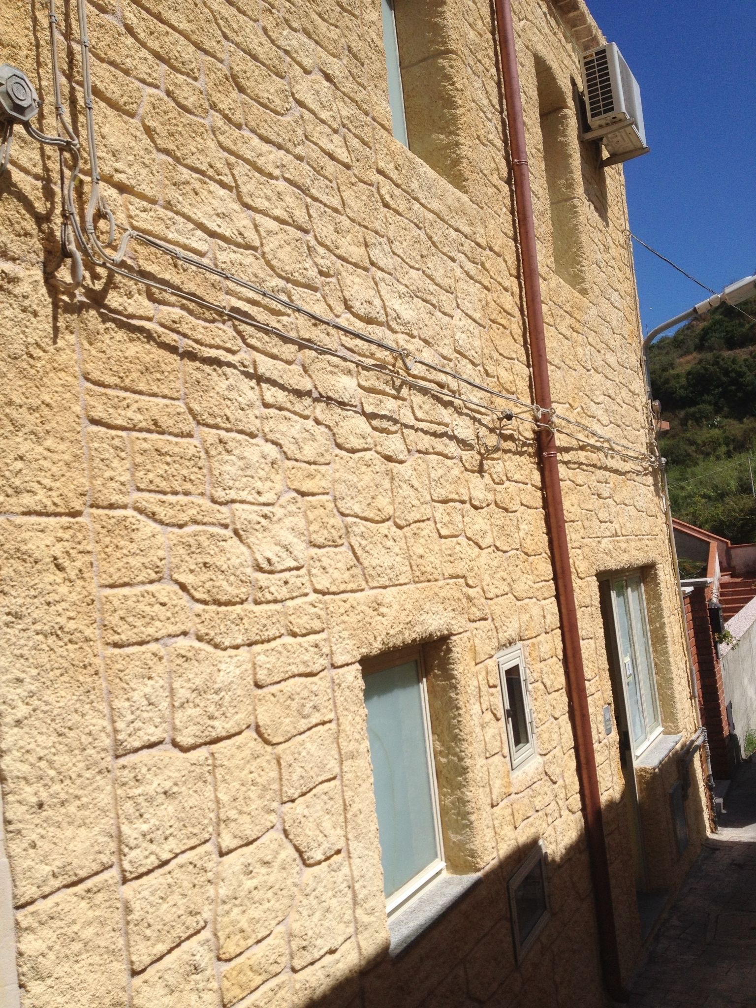 superficie in cemento stampato