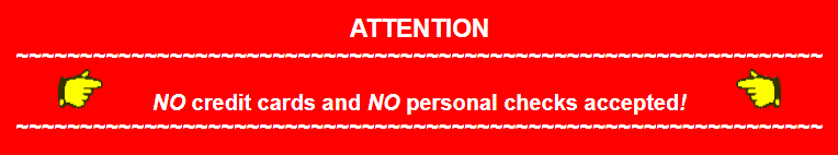 Red banner with 