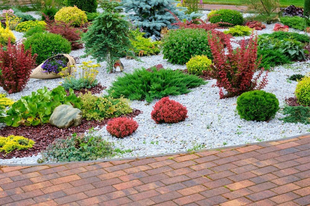 A Garden Filled With Lots Of Different Types Of Plants And Rocks — Pigot's Mid Western Sand and Soil In Orange, NSW