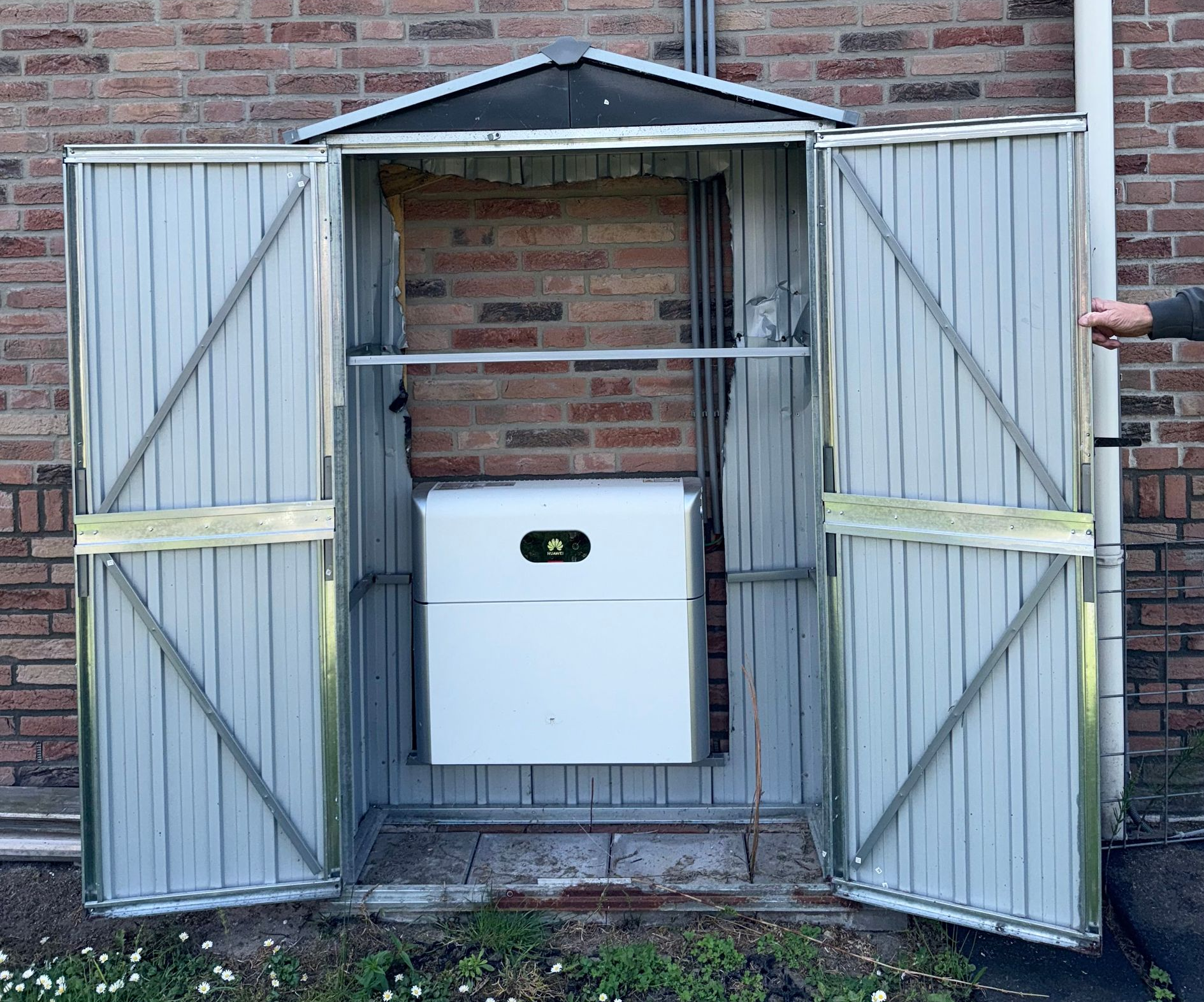 Installatie thuisbatterij