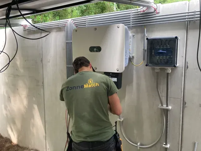 Installatie van een thuisbatterij