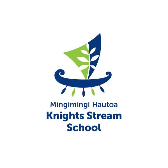 A logo for mingimingi hautoa knights stream school