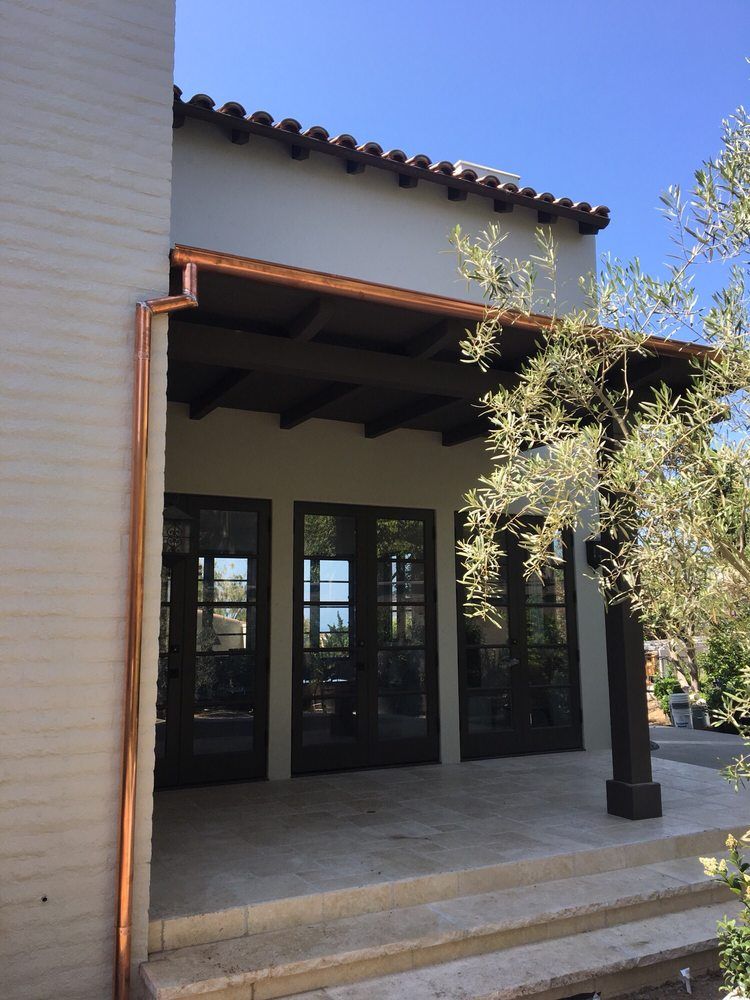 House patio — Huntington Beach, CA — California Gutter Co, Inc.