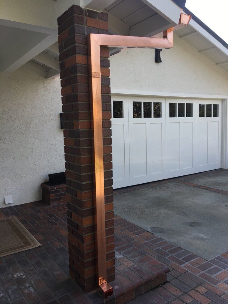 House post with gutter — Huntington Beach, CA — California Gutter Co, Inc.